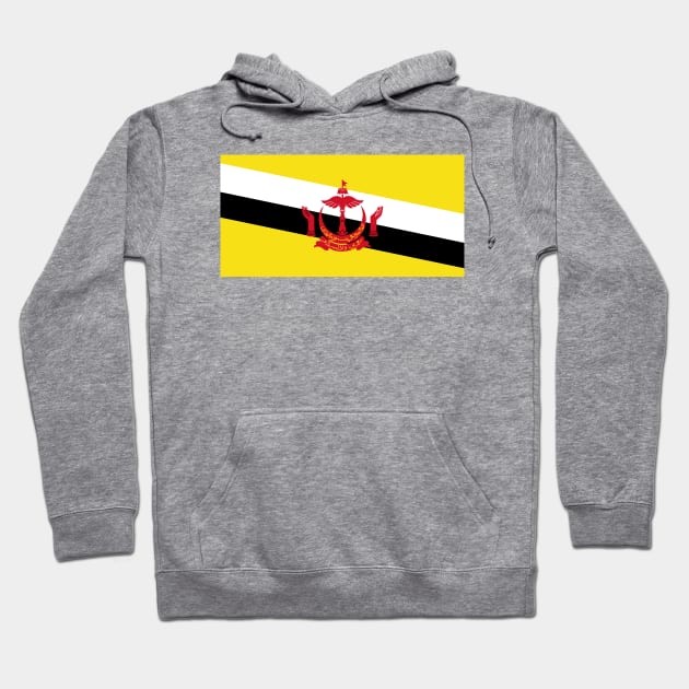 Flag of Brunei Hoodie by COUNTRY FLAGS